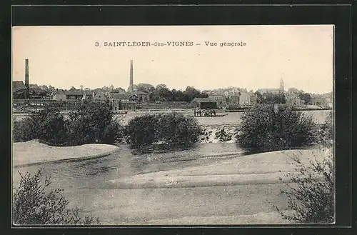 AK Saint-Léger-des-Vignes, Vue générale