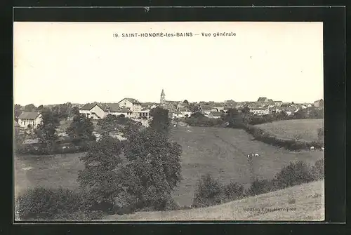 AK Saint-Honoré-les-Bains, Vue générale