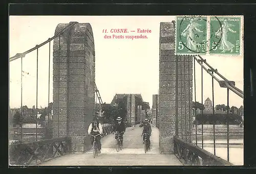 AK Cosne, Entrée des Ponts suspendus