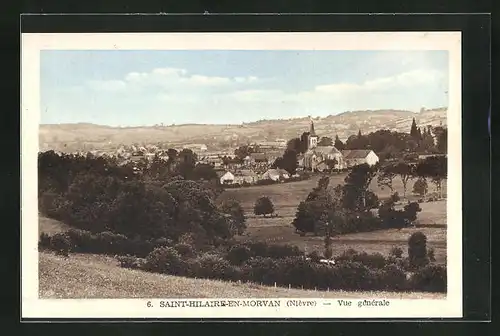 AK Saint-Hilaire-en-Morvan, Vue générale