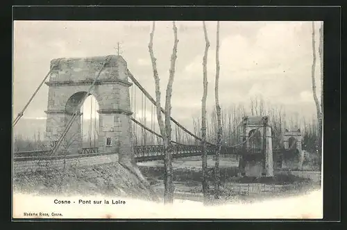 AK Cosne, Pont sur la Loire