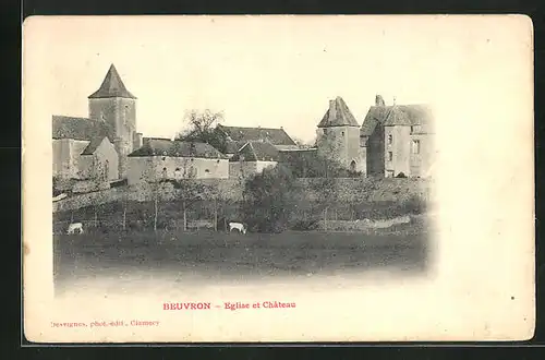 AK Beuvron, Eglise et Chateau