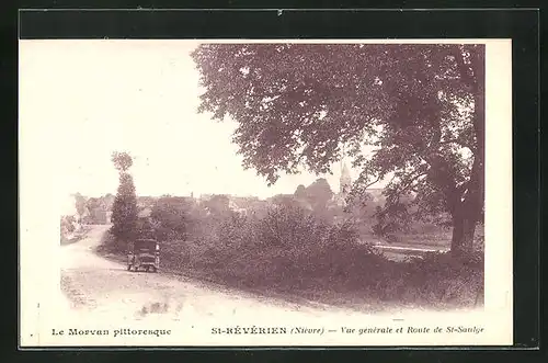 AK St-Révérien, Vue générale et Route de St-Saulge