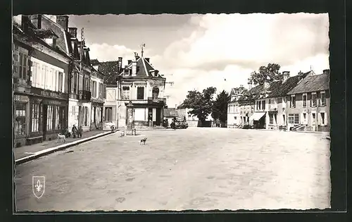 AK Entrains-sur-Nohain, Place du Marché