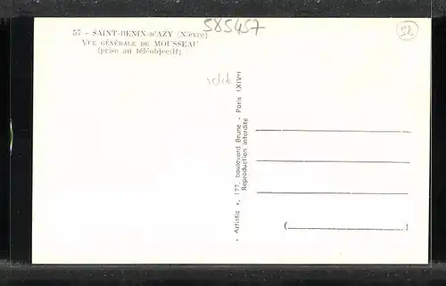 AK Saint-Bénin-d'Azy, Vue Générale de Mousseau