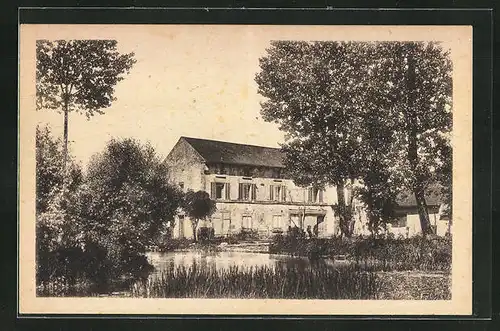 AK Dornecy, Paysage, à l'Ancien Moulin