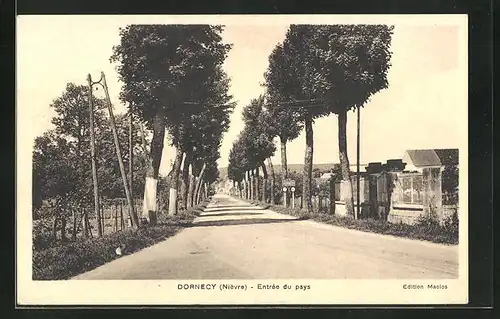 AK Dornecy, Entrée du pays