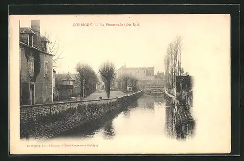 AK Corbigny, La Promenade, cote Est