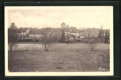 AK Entrains-sur-Nohain, Vue générale