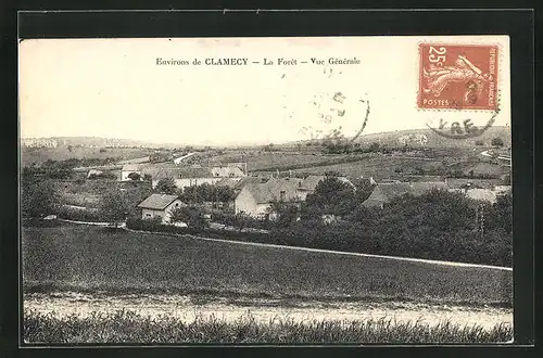 AK Clamecy, La Forêt, Vue Générale