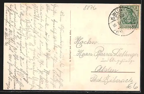 AK Schönenberg, Ortsansicht mit Kirche