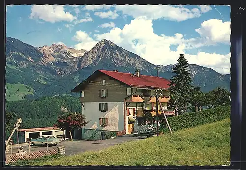 AK Fischen /Allgäu, Café-Pension Maderhalm