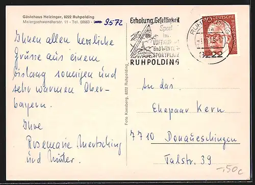 AK Ruhpolding, Am Gästehaus Heizinger