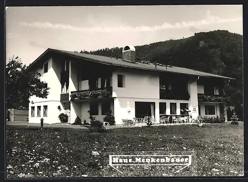 AK Ruhpolding, Blick auf Haus Menkenbauer