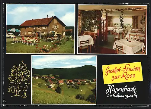 AK Huzenbach, Gasthof-Pension zur Rose