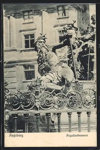 AK Augsburg, Augustusbrunnen