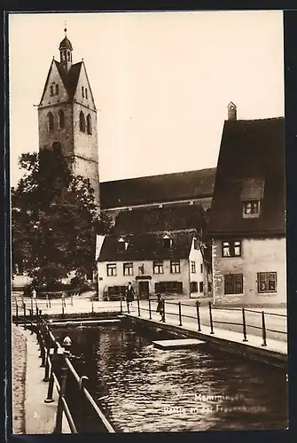 AK Memmingen, Partie an der Frauenkirche