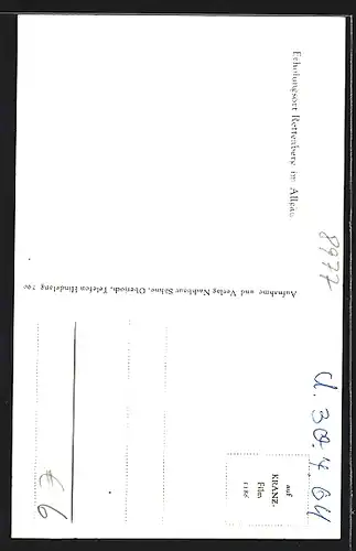 AK Rettenberg im Allgäu, Strassenpartie mit Kirche