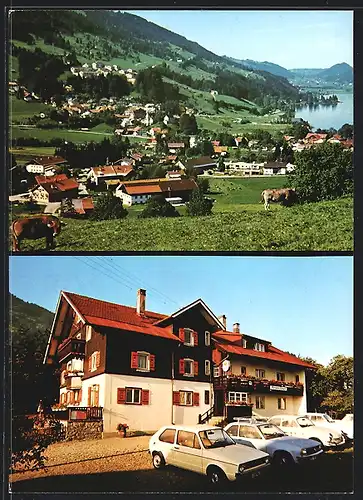 AK Bühl a. Alpsee, Pension Kaiser, Ortsansicht