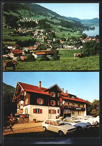 AK Bühl am Alpsee, Pension Kaiser, Gesamtansicht