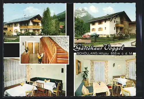 AK Schöllang /Allgäu, Gästehaus Voggel, Haus Nr. 72