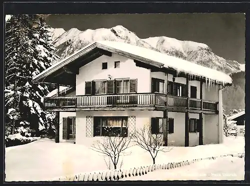 AK Oberstdorf, Fremdenheim Haus Ulmrich, Waltenbergerstrasse 4
