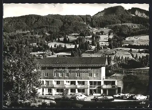 AK Nesselwang, Hotel Pension Marianne, VW Käfer