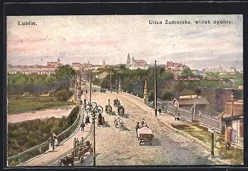 AK Lublin, Ulica Zamojska widok ogolny