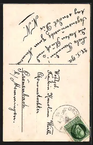 AK Knabe im Matrosenanzug auf dem Fahrrad