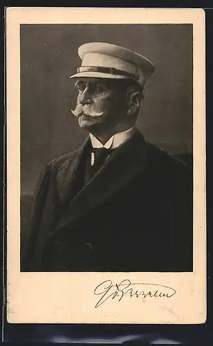 AK Portrait Graf von Zeppelin