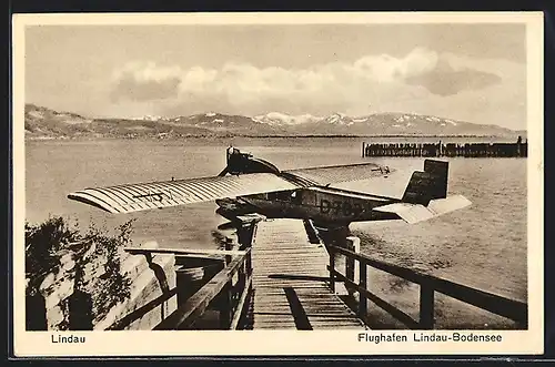 AK Lindau, Flughafen Lindau-Bodensee, Wasserflugzeug