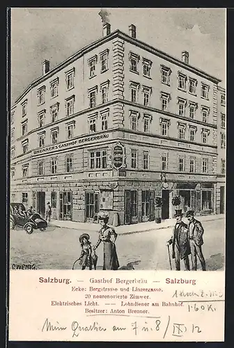 AK Salzburg, Gasthaus Bergerbräu