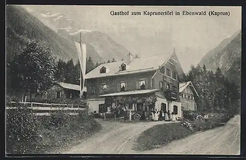 AK Ebenwald, Gasthof zum Kaprunertörl