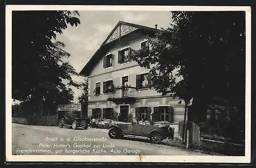 AK Bruck a. d. Glocknerstrasse, Peter Hutters Gasthof zur Linde