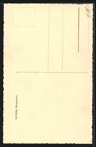 AK Ritzing, Ortsansicht und Strassenpartie im Ort