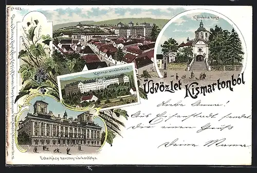 Lithographie Kismarton, Kálvária hegy, Katonai alrealiskola