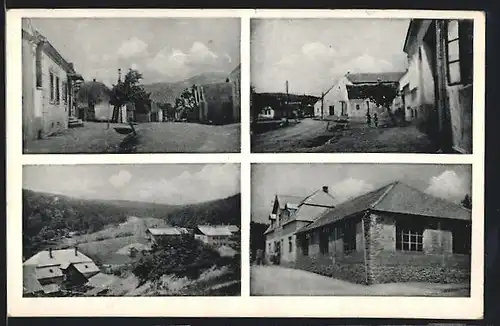 AK Ritzing, Ortsansichten mit Strassenpartien
