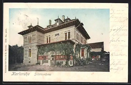 AK Karlsruhe, Gasthaus Schützenhaus