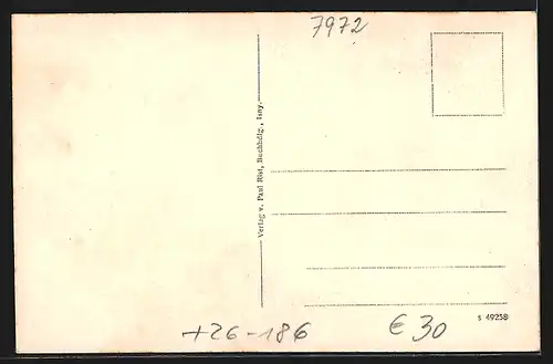 Künstler-AK Eugen Felle: Isny i. A., Historische Stadtansicht anno 1631, Caspar Hiller, Georg Ebertz