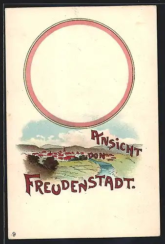 Lithographie Freudenstadt, Gesamtansicht