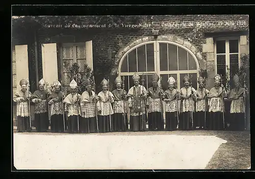 AK Moulins, Souvinir du Couconnement de la Vierge Notre Cathedrale 1910