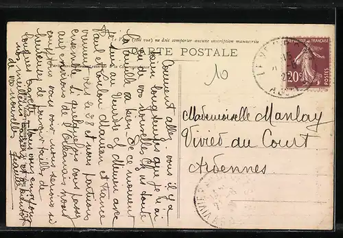 AK Le Veurdre, La Mairie