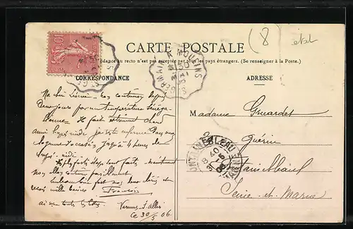 AK Varennes-sur-Allier, Bourbonnais, Rue de Lyon