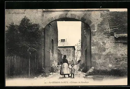 AK St-Gerand-le-Puy, Bourbonnais, Chateau de Gondays