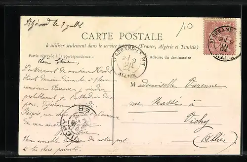 AK Saint-Gerand-le-Puy, Place de Saint-Gerand-le-Puy