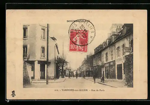 AK Varennes-sur-Allier, Rue de Paris