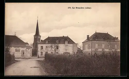 AK La Bruyere, L`Eglise, Hotel de la Bruyere