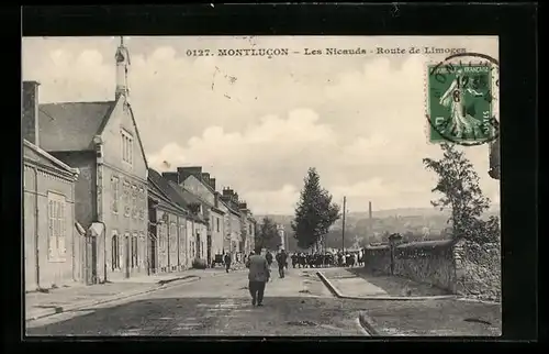AK Montlucon, Les Nicaude, Route de Limoges