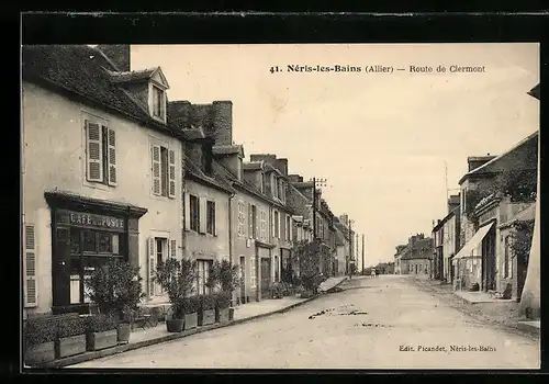 AK Neris-les-Bains, Route de Clermont