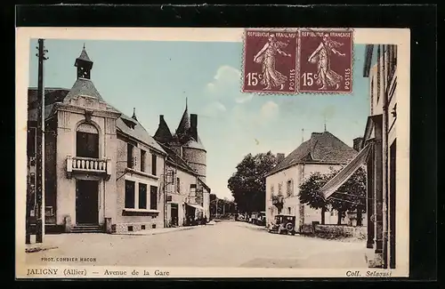 AK Jaligny, Avenue de la Gare